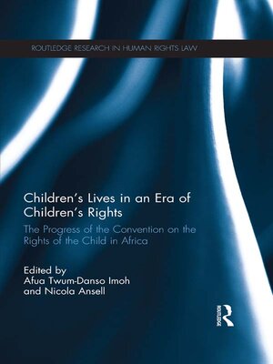 cover image of Children's Lives in an Era of Children's Rights